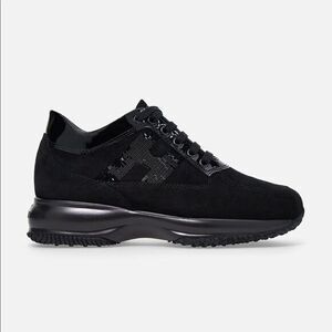 HOGAN Interactive Black Sneakers Sequins Luxury